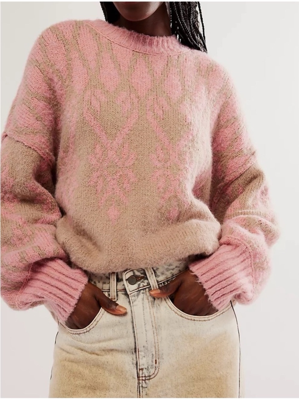 NWT Free People Fireside Tunic Sweater Size M